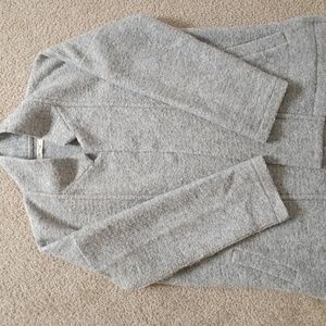 Wool sweater blazer